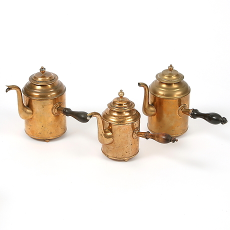 Suklaakannut, messinki�, Linderbergs Metallfabrik, 1800-luvun puoliv�li (1)